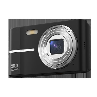 กล้องดิจิตอลคอมแพคต์ กันกระแทก อัตโนมัติ 50MP 16X สําหรับการถ่ายภาพมือใหม่