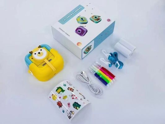 M8 กล้องจอ 2.4 นิ้ว 3 เกม กล้องดิจิตอลสําหรับเด็ก มินิ กล้องพิมพ์ทันที