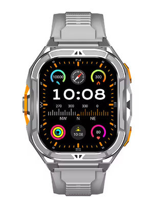 X5 Smartwatch อัตราการเต้นของหัวใจ เลือดออกซิเจน BT Call Assistant Voice GPS Positioning